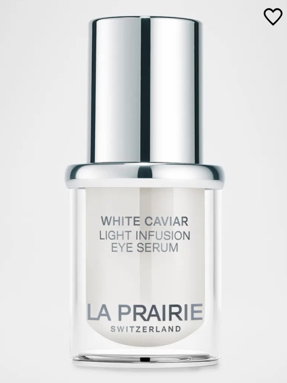 La Prairie White Caviar Light Infusion Eye Serum, 0.5 oz. NWT